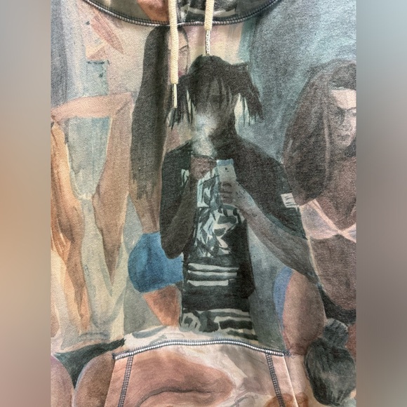 Charlie Roberts x Soulland Chief Keef Hoodie Sz L USED - Picture 2 of 3